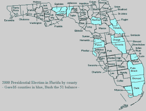Florida 2000 Presidential Election by County